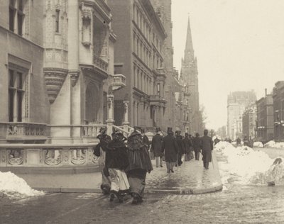Ein Sonntagmorgen, New York von Alfred Stieglitz