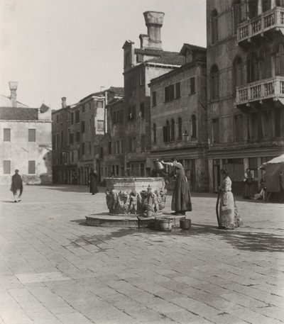 Ein venezianischer Brunnen von Alfred Stieglitz