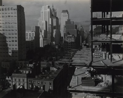 Von meinem Fenster bei An American Place, Norden von Alfred Stieglitz