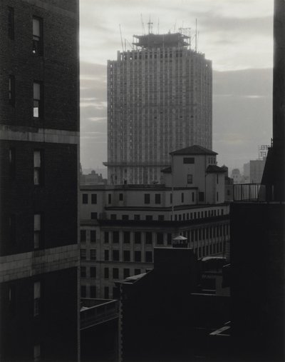 Aus meinem Fenster in An American Place, Südwesten von Alfred Stieglitz