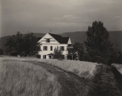 Haus und Bäume, Lake George von Alfred Stieglitz