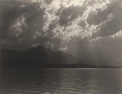 Am Thunersee, Schweiz von Alfred Stieglitz
