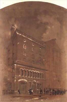Architektonische Zeichnung für ein Lagerhaus von Alfred Waterhouse
