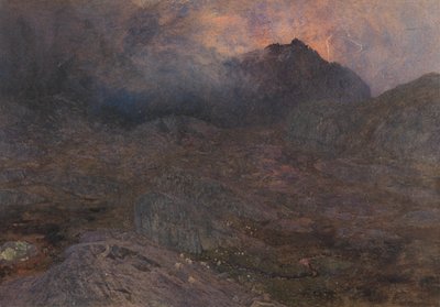Cwn Trifaen, ca. 1857 von Alfred William Hunt