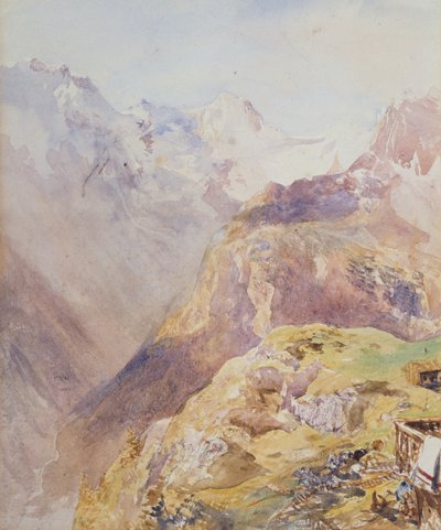 Lauterbrunnental von Mürren von Alfred William Hunt