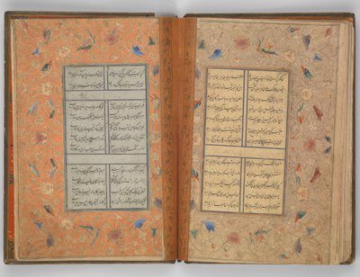 Divan von Sultan Husayn Baiqara von Ali Mashhadi