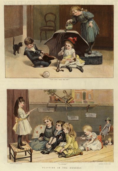 Spielzeit im Kinderzimmer von Alice Havers
