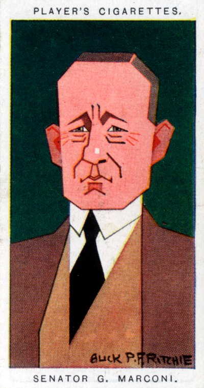 Guglielmo Marconi, italienischer Erfinder, 1926 von Alick P. F. Ritchie