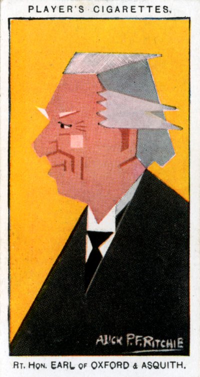 Herbert Henry Asquith, 1. Earl of Oxford and Asquith, britischer Premierminister, 1926 von Alick P. F. Ritchie