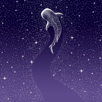 Sternenfresser Dunkelblau bis Lila Verlauf von Alirıza ÇAKIR