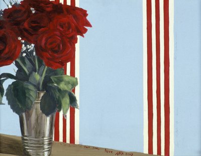Rote Rote Rosen von Alix Contemporary Artist Soubiran Hall