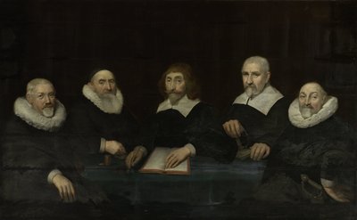Die Regenten des Zuchthauses von Middelburg, 1643 von Allaert van Loeninga