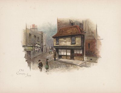 Vertrautes London: Old Curiosity Shop von Allan F. Barraud