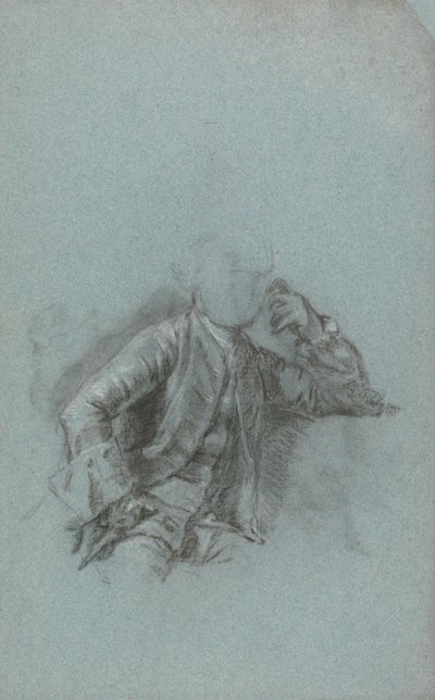 Studie für ein Porträt eines sitzenden Gentlemans von Allan Ramsay