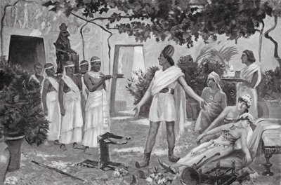 Heilung der hethitischen Prinzessin, die von einem Teufel besessen war von Allan Stewart