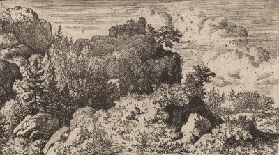 Tannen in der Schlucht von Allart van Everdingen