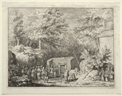 Vier Quellen in und um Spa: Die vierte Quelle, Die Quelle bei Sauvenière von Allart van Everdingen