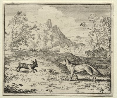Reineke Fuchs: Reineke und der Hase von Allart van Everdingen
