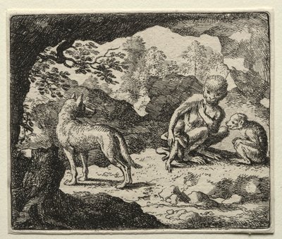 Reineke Fuchs: Der Wolf im Affenbau von Allart van Everdingen