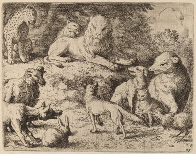 Die Tiere erheben Anklage gegen Reineke von Allart van Everdingen