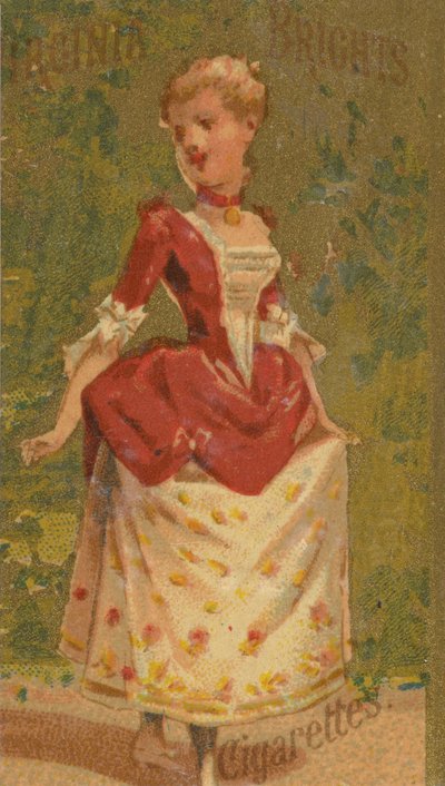 Aus der Serie Mädchen und Kinder N64 zur Förderung von Virginia Brights Zigaretten für Allen &..., 1886 von Allen and Ginter