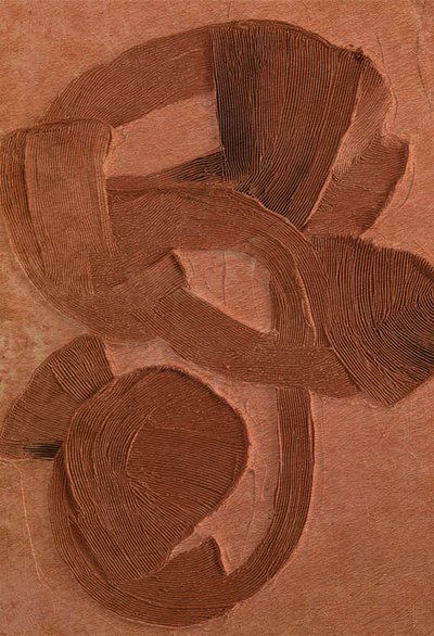 Fließende Erdige Formen von Alma