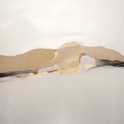 Goldene Abstrakte Landschaft von Alma