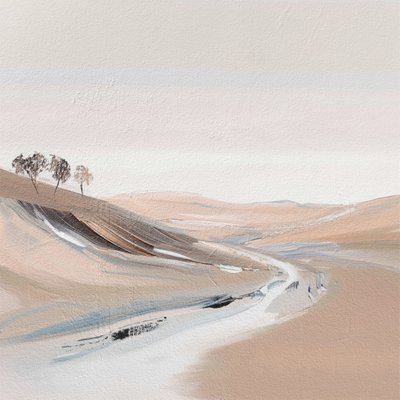 Serener Hügelpfad von Alma