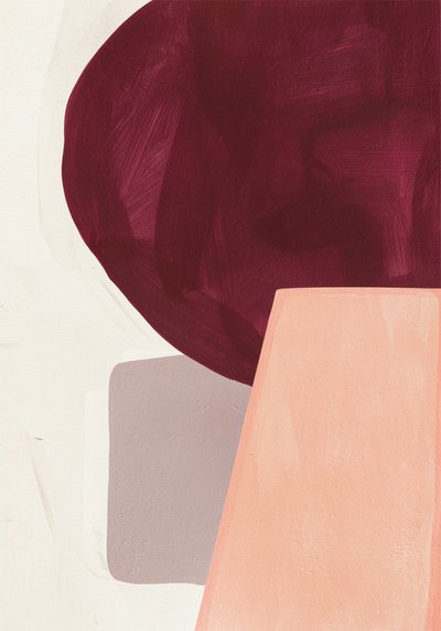 Weiche abstrakte Formen von Alma