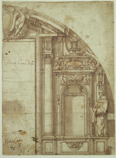 Architektonische Studie von Alonso Cano