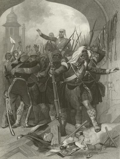 Befreiung von Lucknow durch Sir Henry Havelock, 1857 von Alonzo Chappel