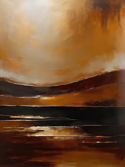 Abstrakte Sonnenuntergangslandschaft von Alpenglow Workshop