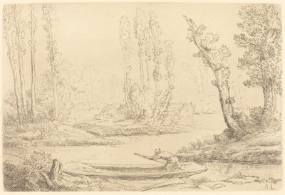 Ufer der Somme bei Amiens von Alphonse Legros