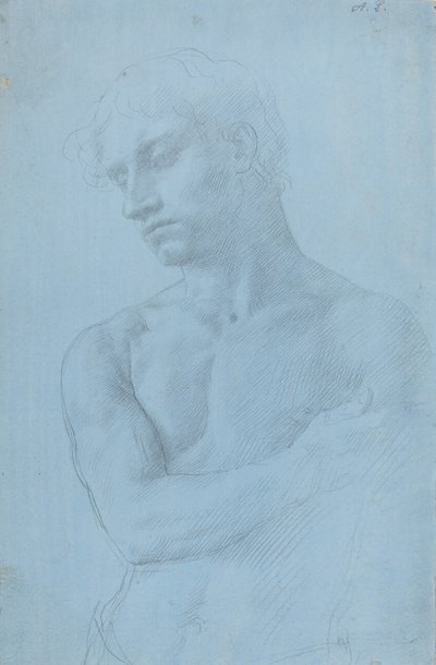 Büste eines nackten Mannes von Alphonse Legros