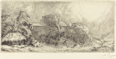 Chailli im Sturm von Alphonse Legros