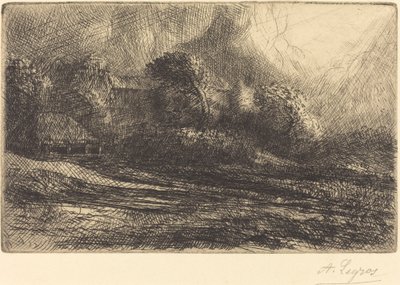 Chailli im Sturm von Alphonse Legros