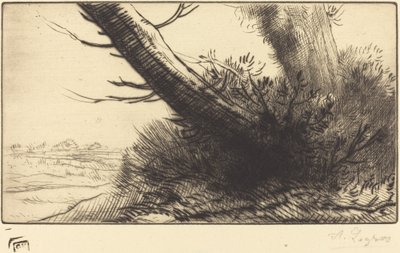 Ecke eines Pfades von Alphonse Legros