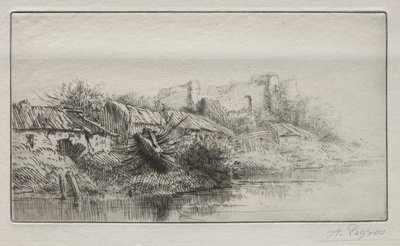 Verlassenes Dorf von Alphonse Legros