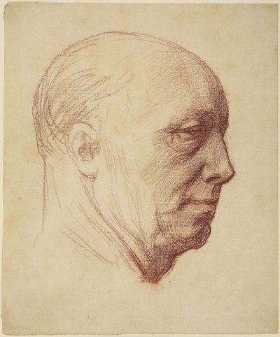 Kopf eines Mannes von Alphonse Legros