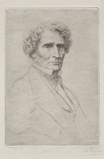 Hector Berlioz von Alphonse Legros