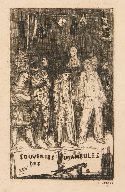 Erinnerungen an die Seiltänzer von Alphonse Legros