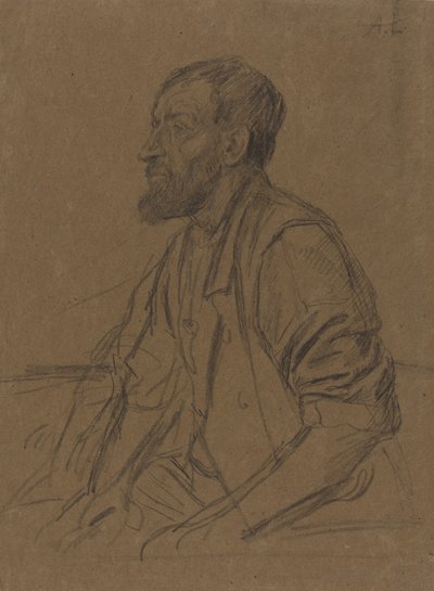 Studie eines Arbeiters von Alphonse Legros