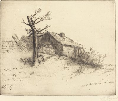 Reetgedecktes Cottage von Alphonse Legros