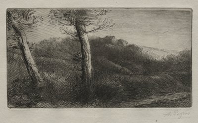 Der Reisende ausgestreckt auf dem Gras, ca. 1888 von Alphonse Legros