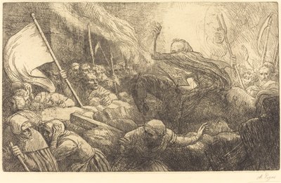 Der Triumph des Todes: Proklamation Le triomphe de la mort: La proclamation von Alphonse Legros