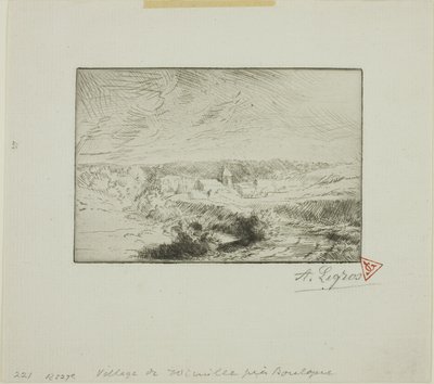 Dorf Wimille, in der Nähe von Boulogne von Alphonse Legros