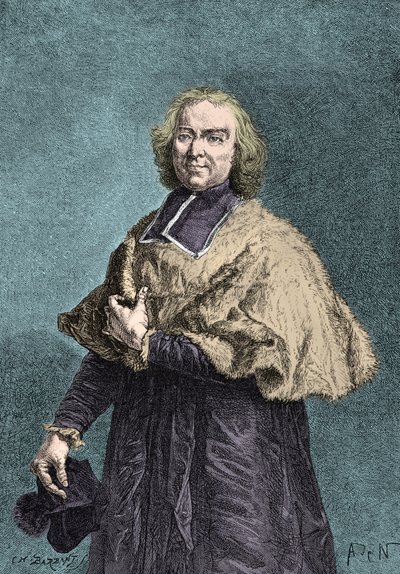 Porträt von Kardinal de Fleury (Gravur) von Alphonse Marie de Neuville