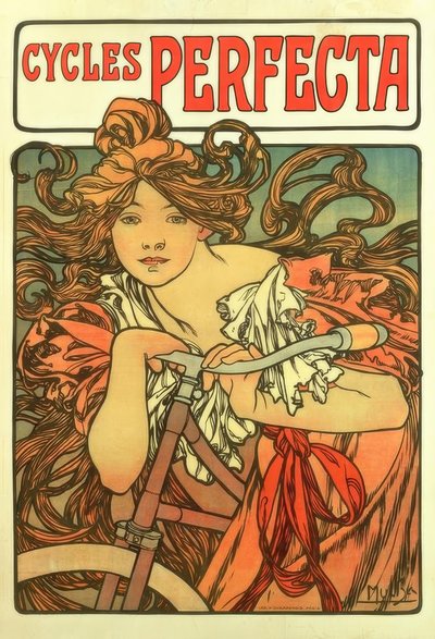Cycles Perfecta von Alphonse Mucha