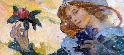 Ohne Titel, um 1880-1930 von Alphonse Mucha