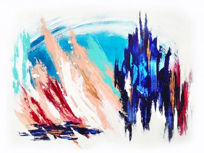 Abstraktes Stadtleuchten von Alyson Storms